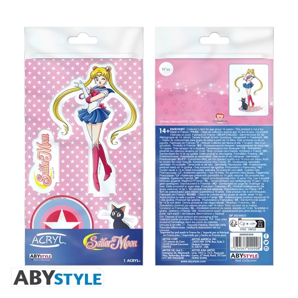 SAILOR MOON - Acryl® - Sailor Moon & Luna dísz figura