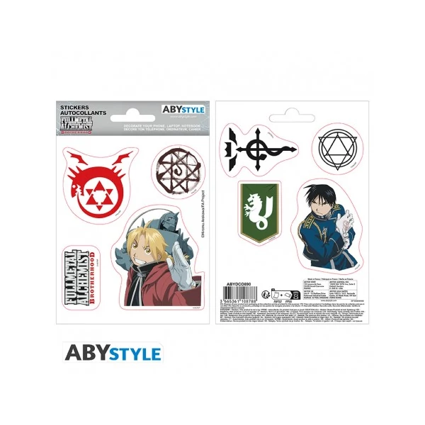 FULLMETAL ALCHEMIST - Matrica szett - 16x11cm / 2 lap - Alchemists