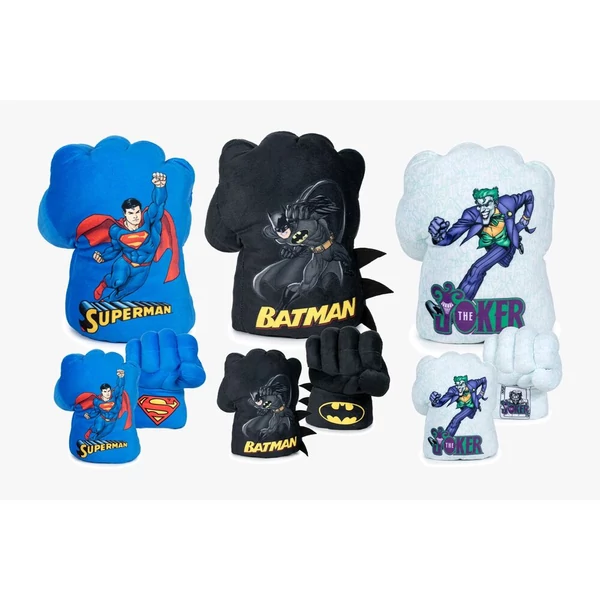 DC Comics - Superman - Batman - Joker - Kesztyű - Plüssfigura