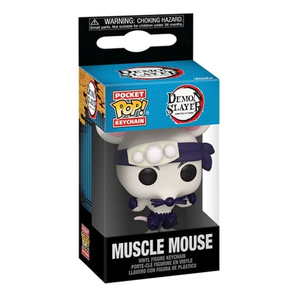 Demon Slayer: Kimetsu no Yaiba POP! Vinyl Kulcstartó - Muscle Mouse