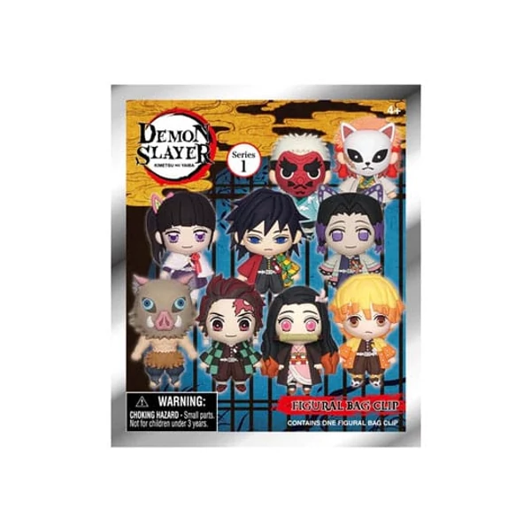 Demon Slayer: Kimetsu no Yaiba 3D PVC Bag Clips