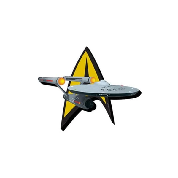 Star Trek: Ship & Logo Funky Chunky Hűtőmágnes