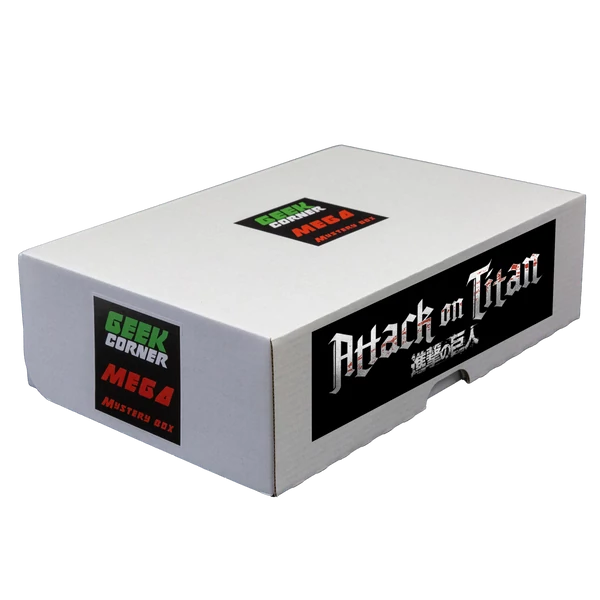 Attack on titan Mystery Geekbox meglepetés csomag MEGA