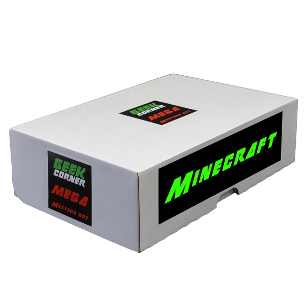 MINECRAFT Mystery Geekbox meglepetés csomag MEGA BOX