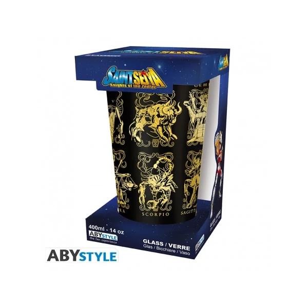 SAINT SEIYA - Prémium pohár - 400ml - Gold cloths box