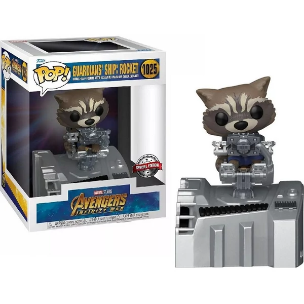 FUNKO POP! DELUXE MARVEL GOTG SHIP ROCKET - Különleges kiadás