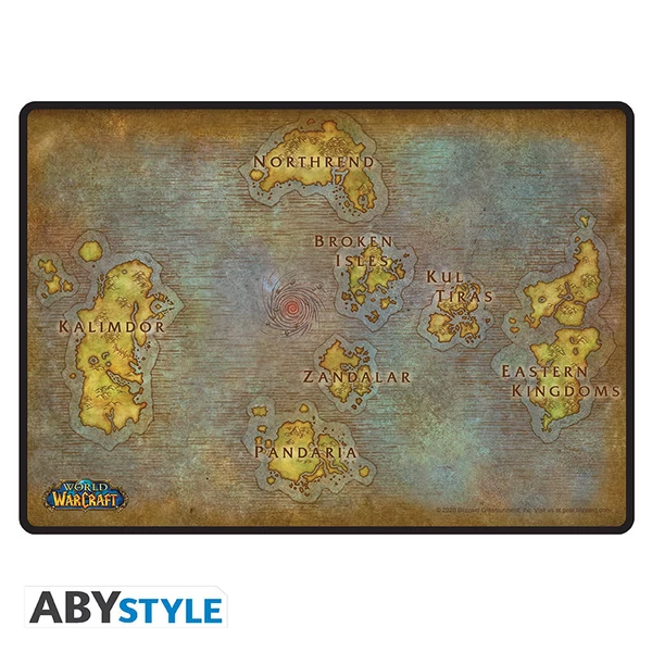 WORLD OF WARCRAFT - Gamer Egérpad - Map