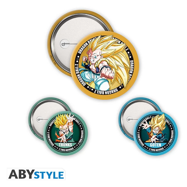 DRAGON BALL - Kitűző Csomag - DBZ/Trunks, Goten & Gotrunks