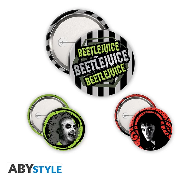 BEETLEJUICE- Kitűző Csomag - Beetlejuice Beetlejuice