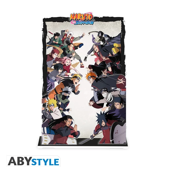 NARUTO SHIPPUDEN - Akril figura® Dioráma - Group fight