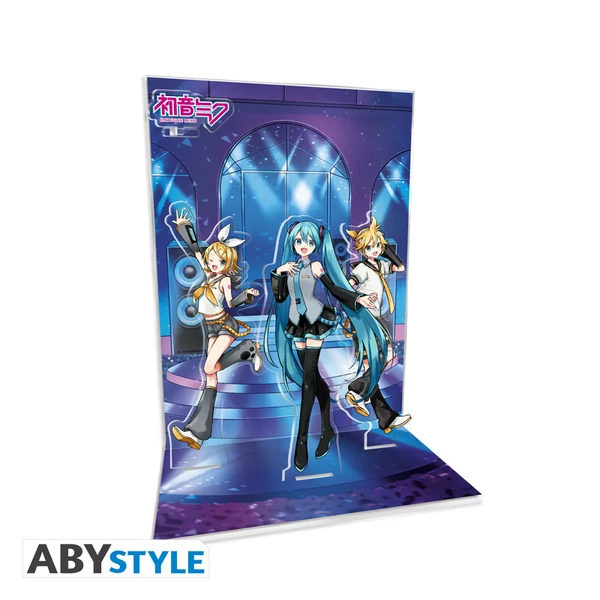 HATSUNE MIKU - Akril figura® Dioráma - Miku & friends