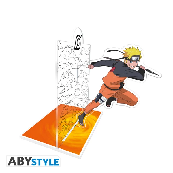 NARUTO SHIPPUDEN - Akril figura® Könyvtámasz - Naruto Attack