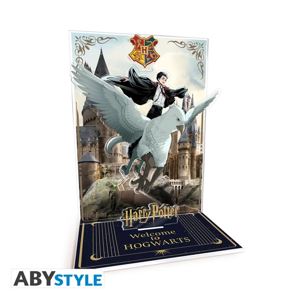 HARRY POTTER - Akril figura® Dioráma - Harry & Buck in Hogwarts