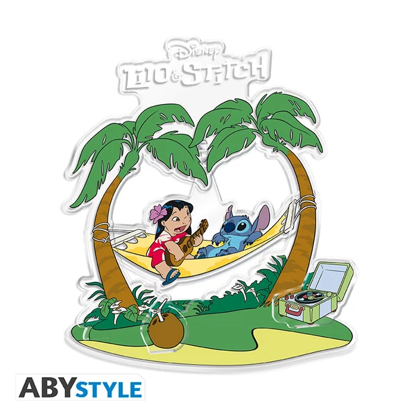 DISNEY - Akril figura® Dioráma - Lilo & Stitch Hammock
