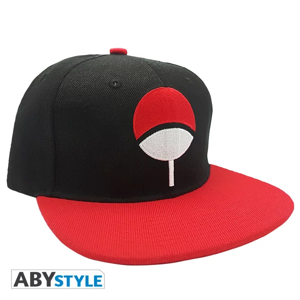 NARUTO SHIPPUDEN - Snapback sapka - Black & Red - Uchiha