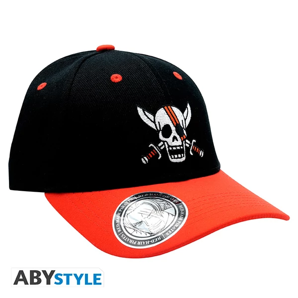 ONE PIECE - Sapka - Black & Red - Shanks