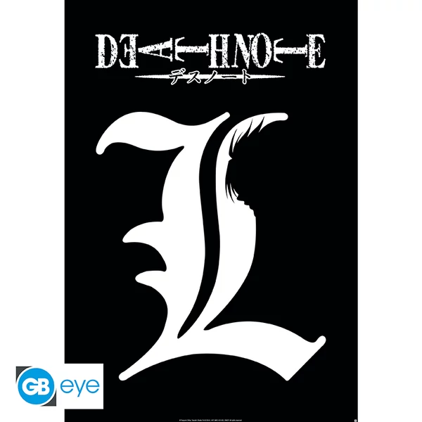 DEATH NOTE - Poszter Maxi 91.5x61 - L Symbol