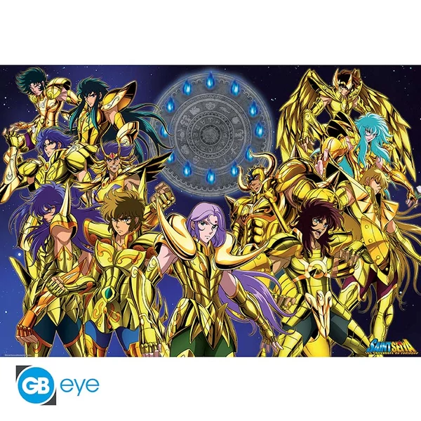 SAINT SEIYA - Poszter Maxi 91.5x61 - Gold Saints 1