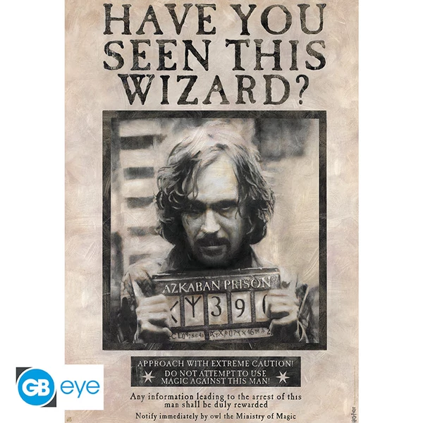 HARRY POTTER - Poszter Maxi 91.5x61 - Wanted Sirius Black