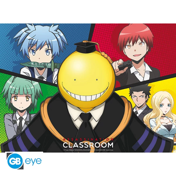 ASSASSINATION CLASSROOM - Poszter Chibi 52x38 - Koro VS pupils