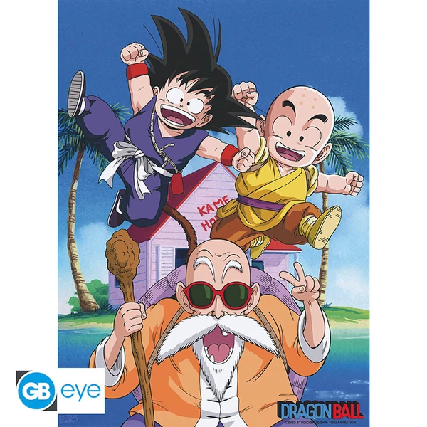DRAGON BALL - Poszter Chibi 52x38 - DB/ Kame Team