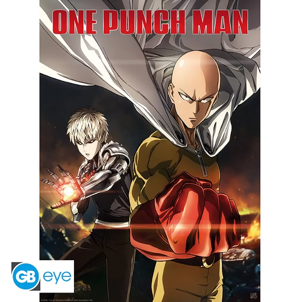 ONE PUNCH MAN - Poszter Chibi 52x38 - Saitama & Genos
