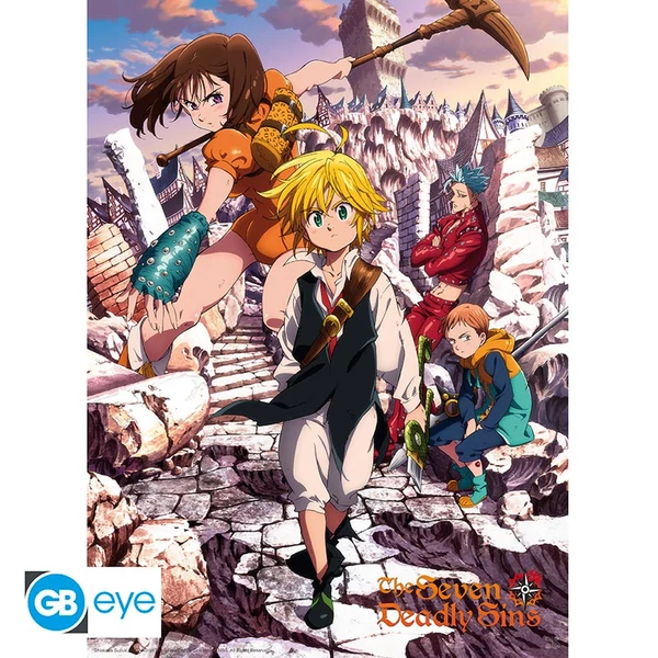 THE SEVEN DEADLY SINS - Poszter Chibi 52x38 - Sins