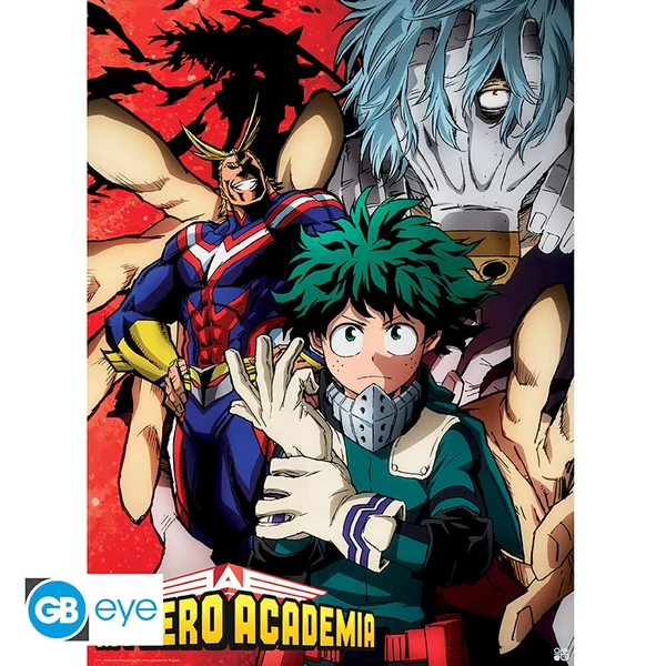 MY HERO ACADEMIA - Poszter Chibi 52x38 - Deku Vs Tomura