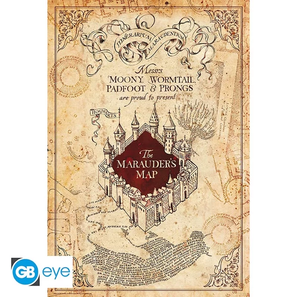 HARRY POTTER - Poszter Maxi 91.5x61 - Maurauder's Map