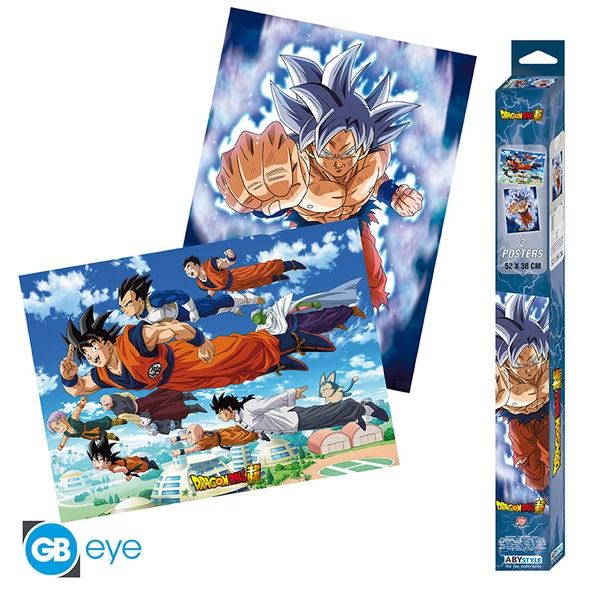 DRAGON BALL SUPER - Szett 2 Poszterek Chibi 52x38 - Goku & friends