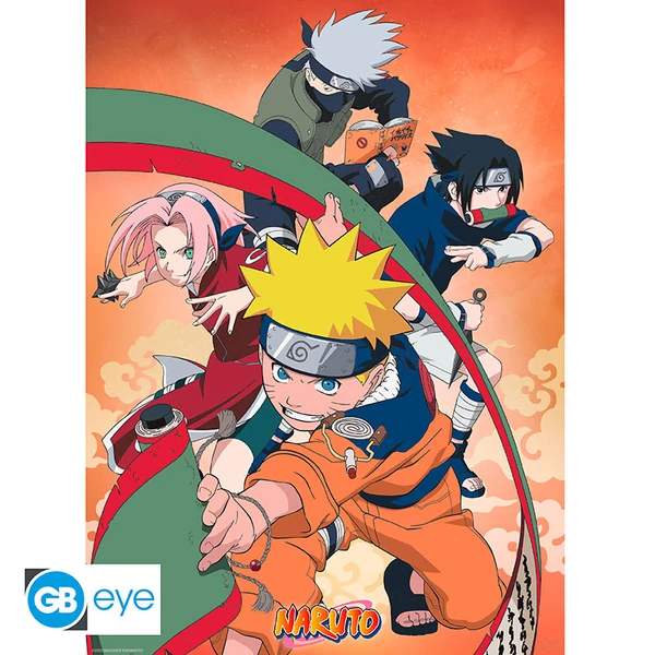 NARUTO - Poszter Chibi 52x38 - Team 7