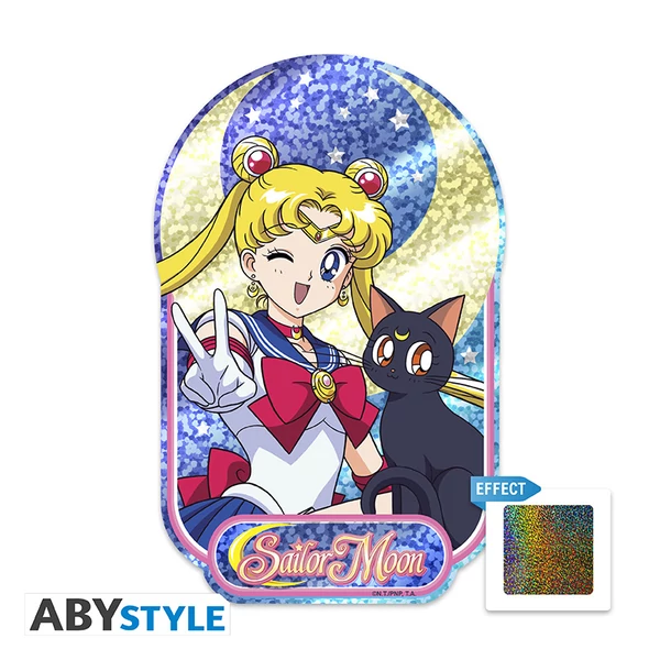 SAILOR MOON - Individual Vinyl Matrica - Sailor Moon & Luna