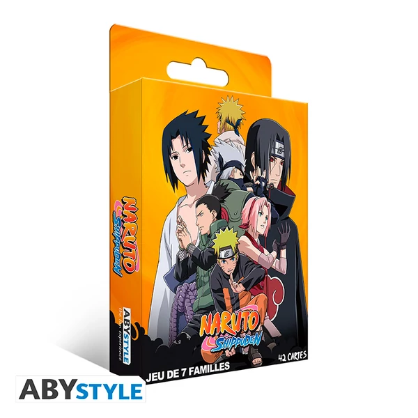 NARUTO SHIPPUDEN - Happy Families Kártyajáték NarutoShippuden(FR only)