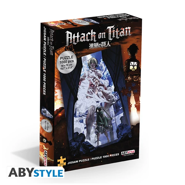 ATTACK ON TITAN - Kirakó 1000 pieces - Mikasa vs Female Titan