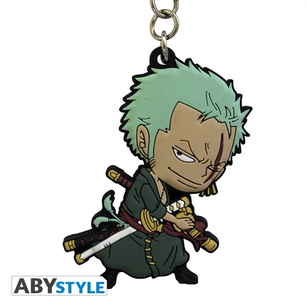 ONE PIECE - Kulcstartó PVC - Zoro SD