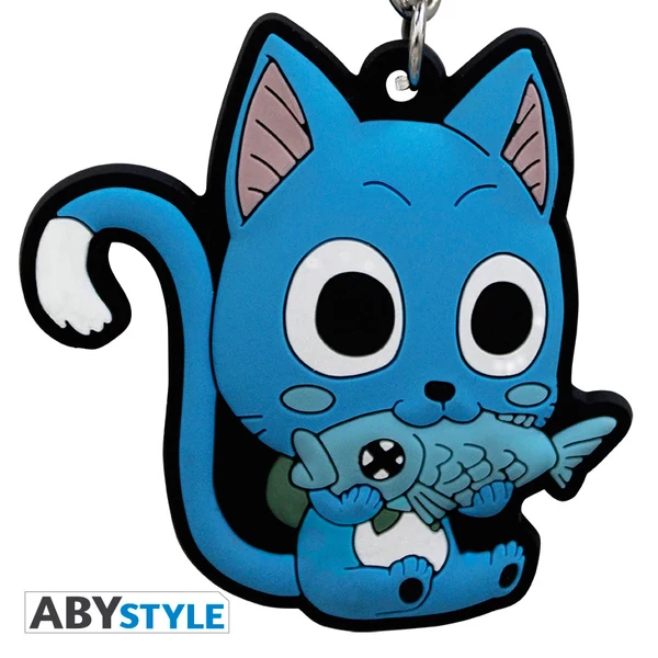 FAIRY TAIL - Kulcstartó PVC - Happy