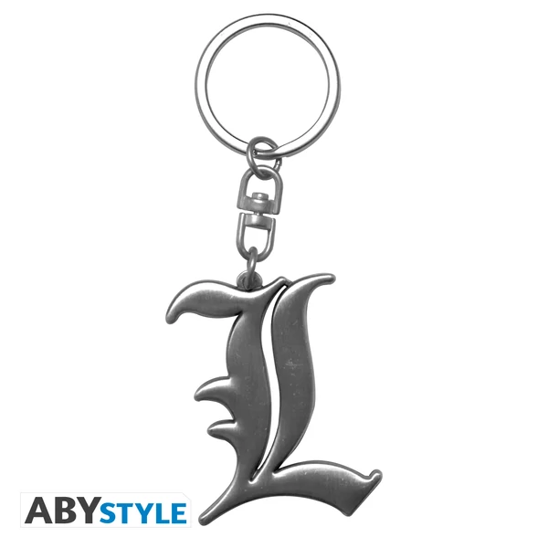 DEATH NOTE - Kulcstartó 3D - L Symbol