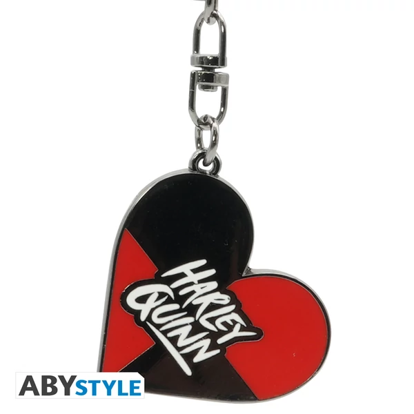 DC COMICS - Kulcstartó - Heart Harley Quinn