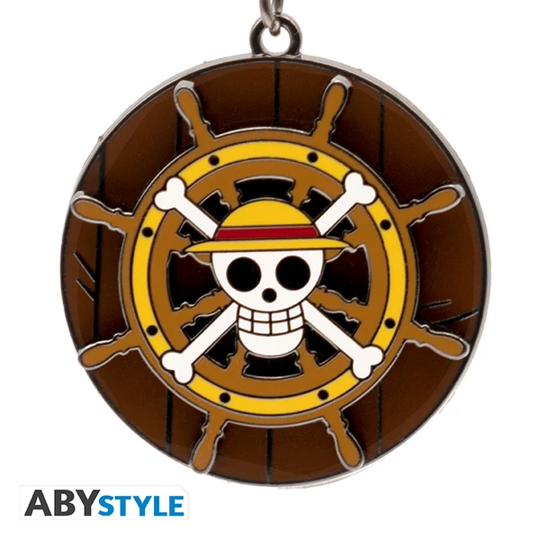 ONE PIECE - Mozgó kulcstartó - Thousand Sunny's Helm