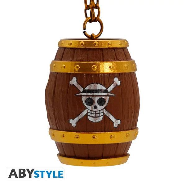 ONE PIECE - Kulcstartó 3D - Barrel