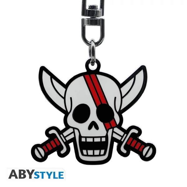 ONE PIECE - Kulcstartó - Skull Shanks