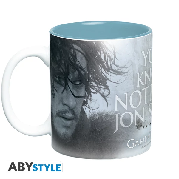 GAME OF THRONES - Bögre - 460 ml - You Know Nothing - with box