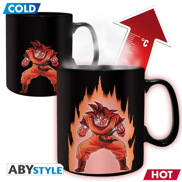 DRAGON BALL - Hőre változó bögre-460 ml-DBZ/Goku-withbox