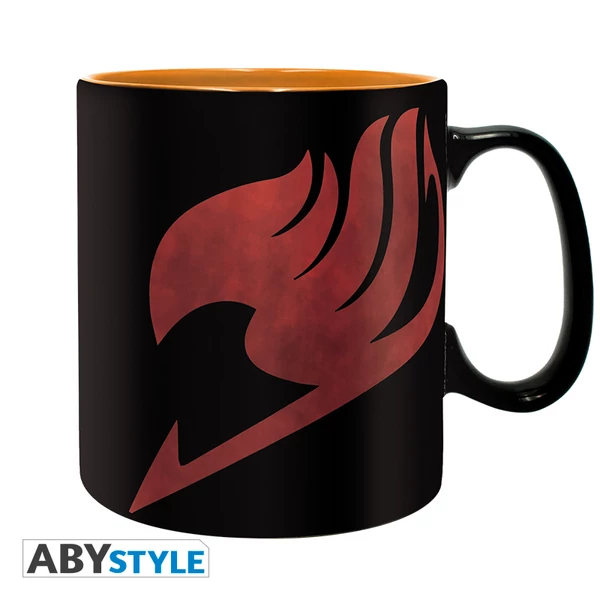 FAIRY TAIL - Bögre - 460 ml - Lucy, Natsu & Emblem - bo