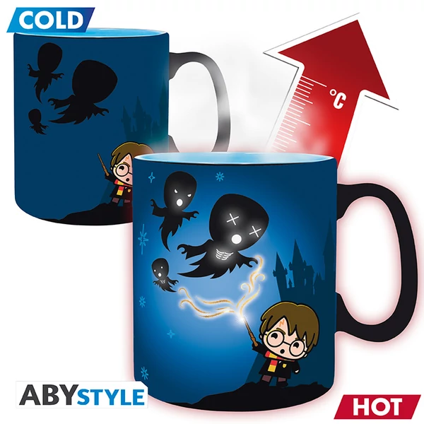 HARRY POTTER - Hőre változó bögre - 460 ml - Expecto - with bo