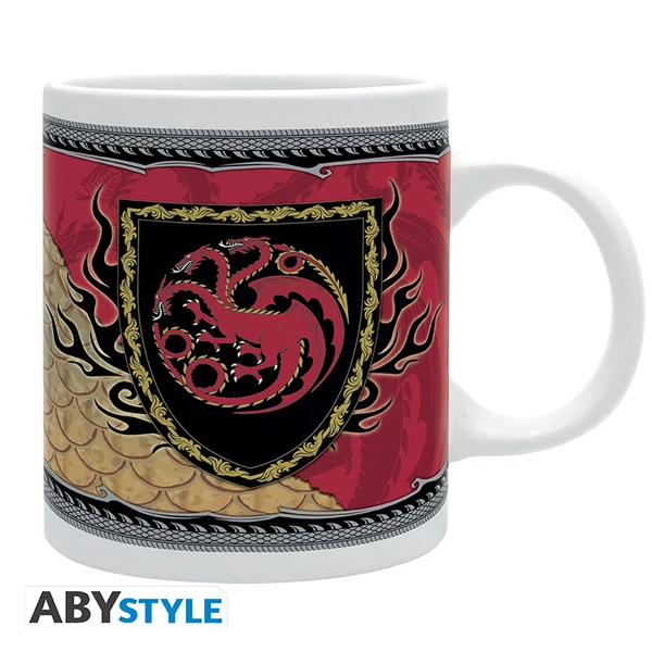 HOUSE OF THE DRAGON - Bögre - 320 ml - Targaryen Crest