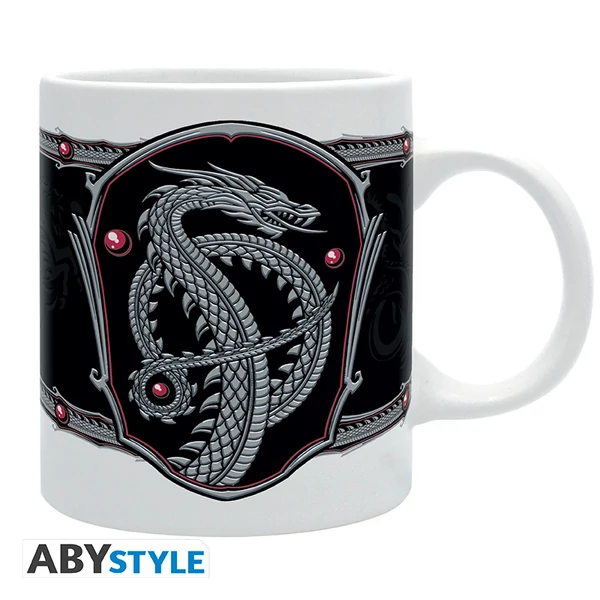 HOUSE OF THE DRAGON - Bögre - 320 ml - Silver Dragon
