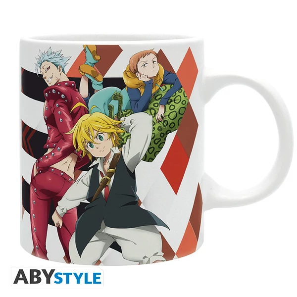 THE SEVEN DEADLY SINS - Bögre - 320 ml - Meliodas,Ban,King