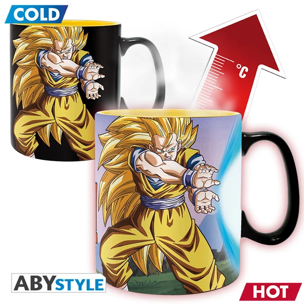 DRAGON BALL - Hőre változó bögre - 460 ml -DBZ/Kamehameha-card