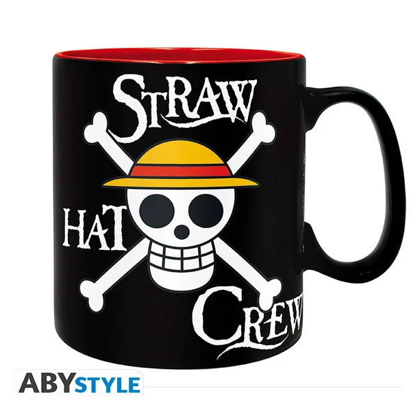 ONE PIECE - Bögre - 460 ml - Luffy & Skull - cardboard bo